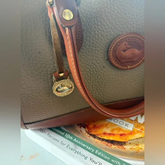 Dooney & Bourke Brown and Tan Tote - Picture 4 of 11